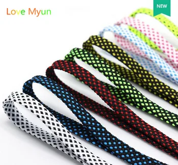 

Two-color weave flat shoelaces fashion sport casual shoelace sneaker boots woven shoelaces strings unisex women men shoeslaces