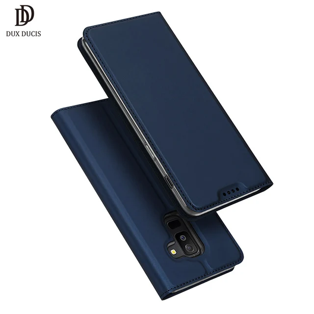 Best Price DUX DUCIS Wallet Leather Case for Samsung Galaxy A6 Plus 2018 Luxury Flip Cover for Samsung A6 A 6 2018 A600FN Phone Case Coque