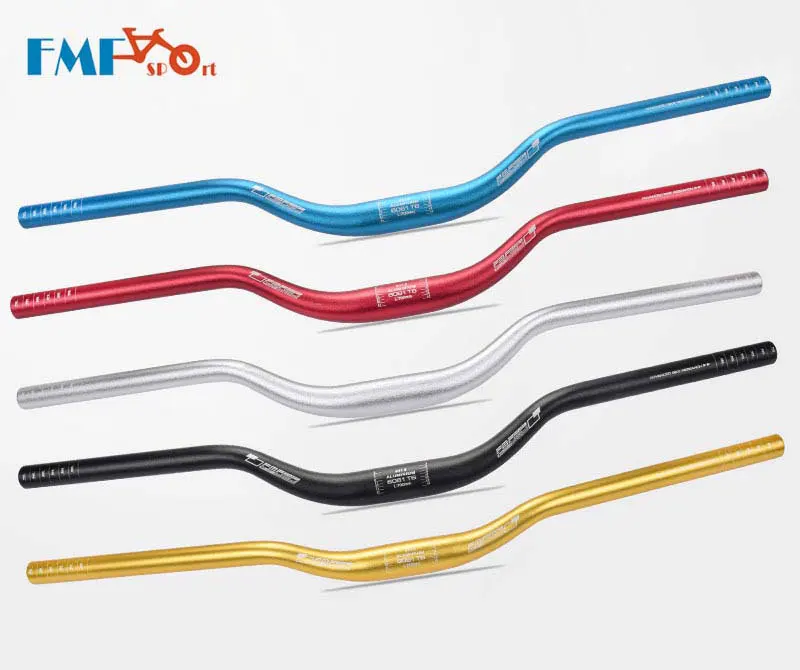 

Bike Aluminum Swallow Handlebar FMF Alloy Bicycle Riser Bar 31.8*700mm MTB Mountain Road Bike Bent Handlebar High Quality