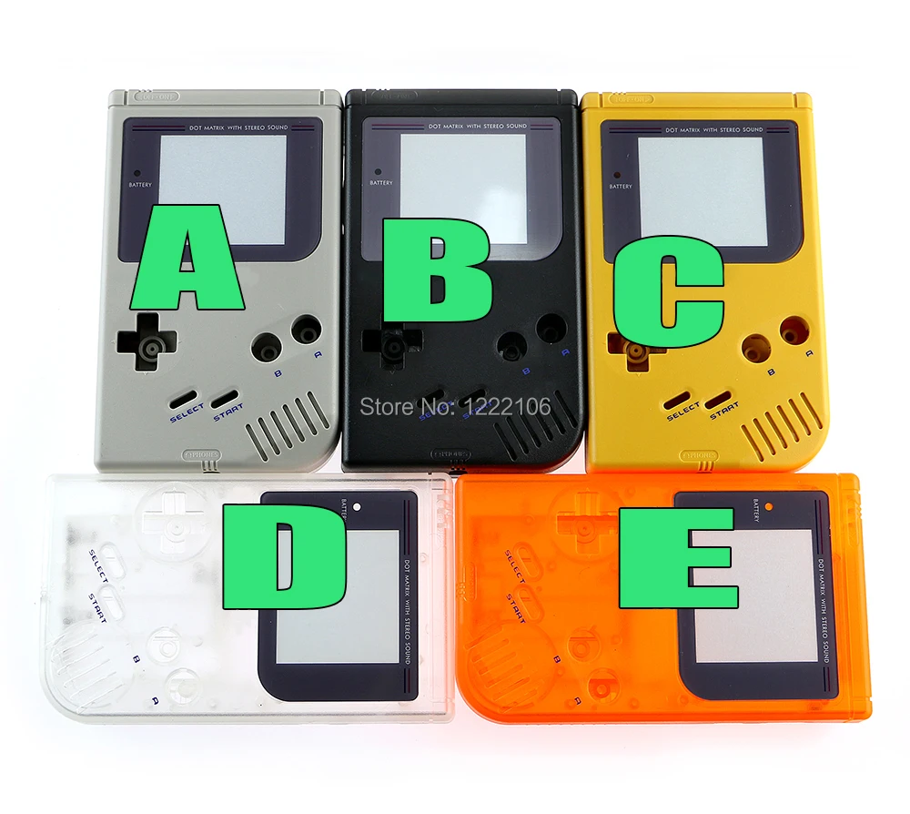 Chengdianwan 3 комплекта полный комплект Корпус чехол с кнопками для Nintendo game boy