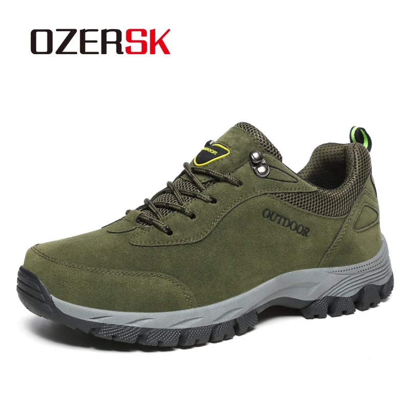 Skup OZERSK 2020 letnie nowe obuwie skórzane męskie odkryte wygodne adidasy buty męskie buty do chodzenia Sapatos Masculino