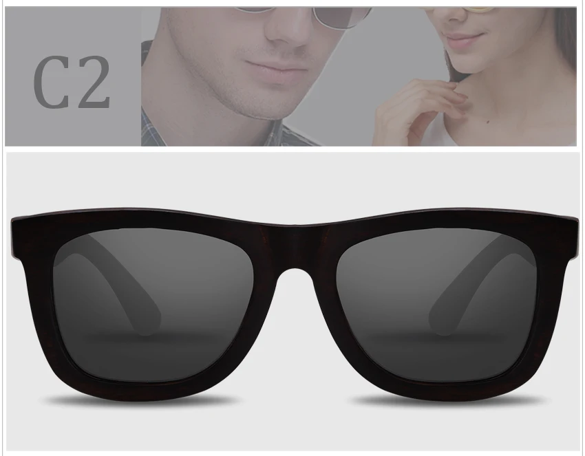 RTBOFY деревянные солнцезащитные очки для мужчин и женщин Duwood оправа очки поляризованные линзы очки винтажный дизайн оттенки защита UV400
