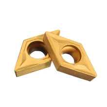 10PCS/Box DCMT070204 YBC251 Carbide Inserts For Lathe Turning Tool Boring Bar Brand New