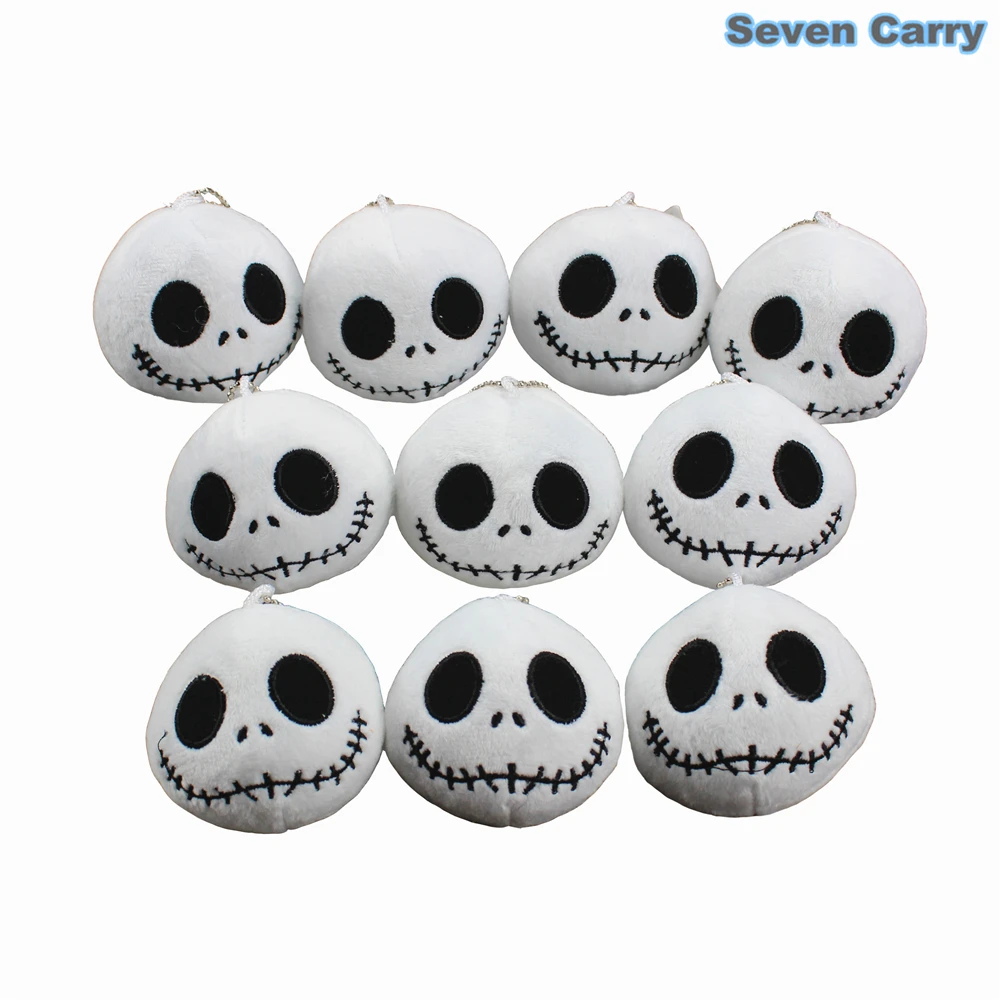 

Anime The Nightmare Keychains Before Christmas Jack Skellington Plush Doll Keychain Toy New Birthday Gift For Kids 8cm CS1S1