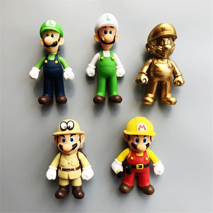 3D Super Mario Bros магниты на холодильник магнит стикер сообщений взрослый человек Девочка Мальчик Дети игрушка подарок на день рождения