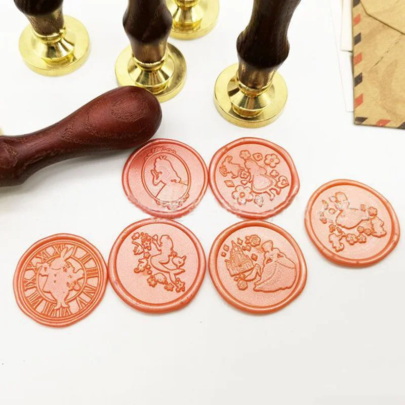 

Rabbit Sealing Wax Seal Stamp with wood handle for wedding DIY Card making tools Gifts Scrapbooking Decoration