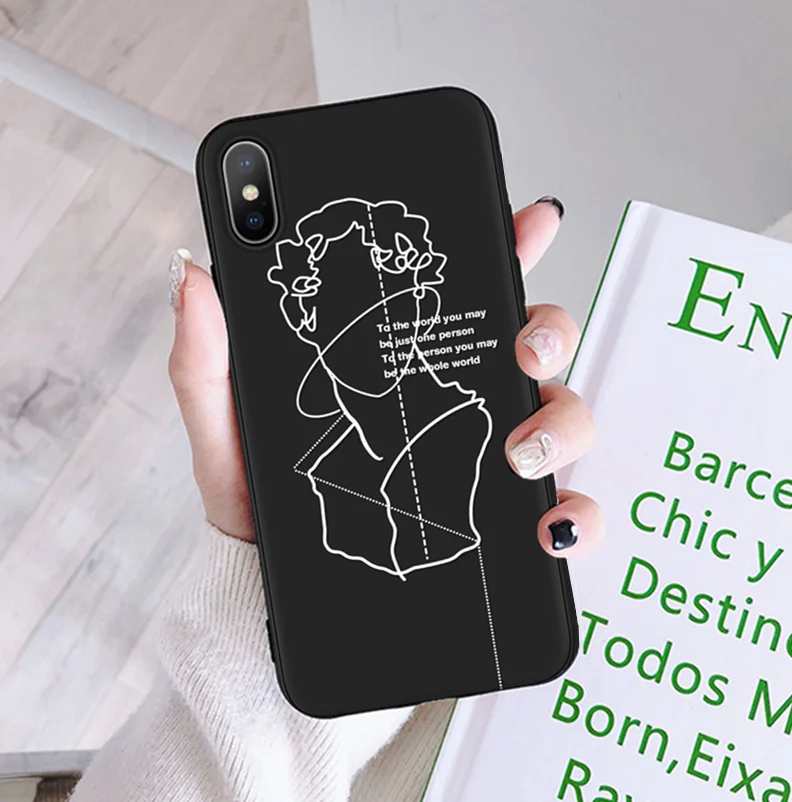 Матовый чехол для iPhone XS Max XR X 7 Plus King принт в стиле ретро телефона 6 6S 8 плюс 5 5S SE из