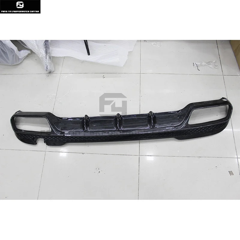 

W212 E300 Carbon fiber Rear Bumper diffuser lip for Mercedes benz W212 E260 E300 standard bumper 14-15
