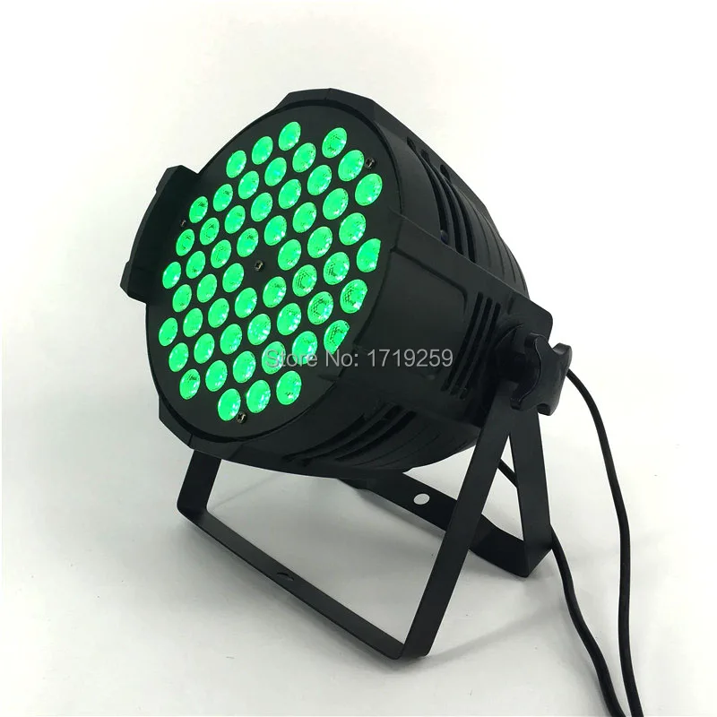

54x9W RGB LED Par Light DMX Stage Lights Par Can For Party KTV Disco DJ Aluminum Alloy And LED Par Windmill Lighting