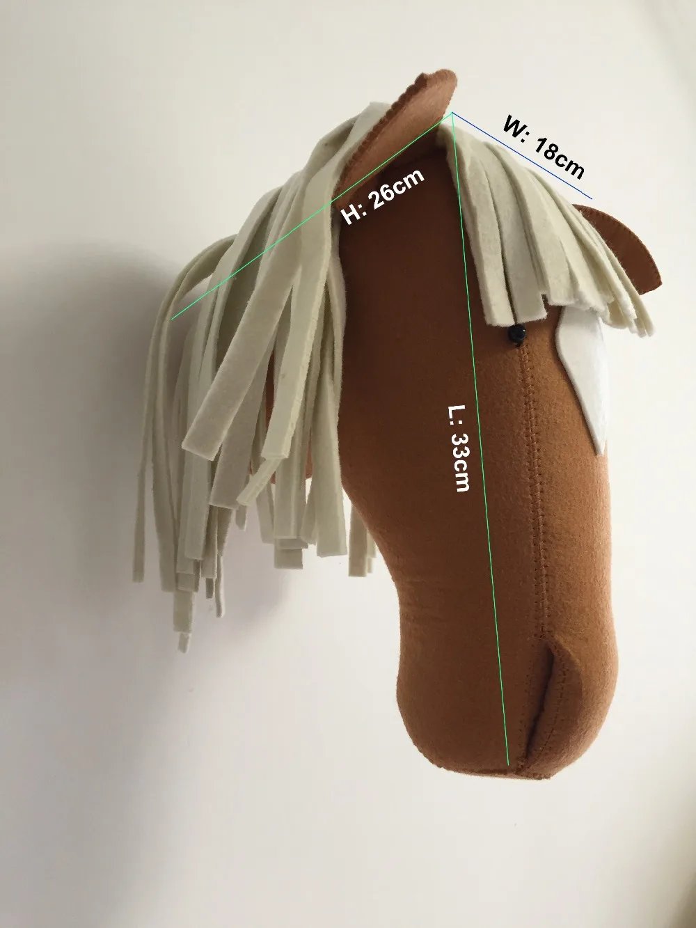 size light brown horse