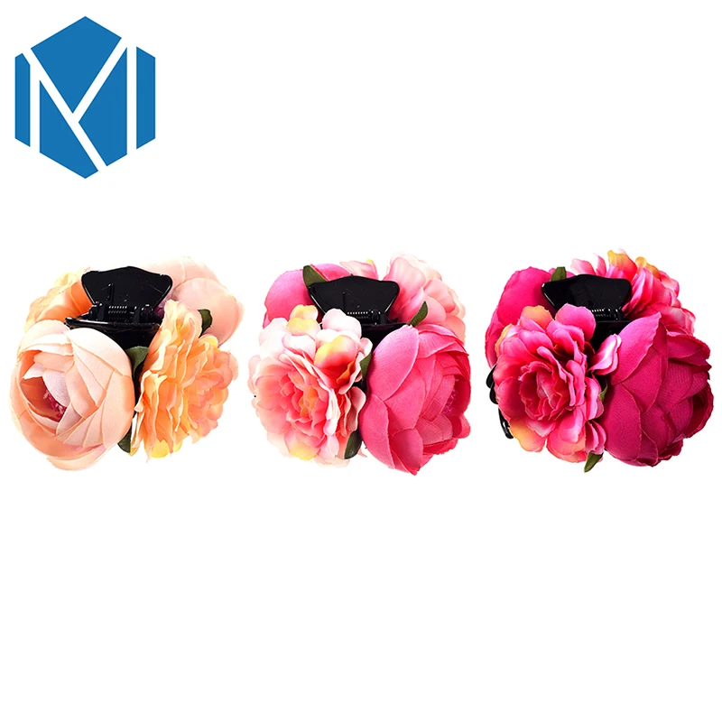 M MISM новые модные цветочные зажимы для волос для женщин цветочные аксессуары для волос для девочек головные уборы украшения для волос