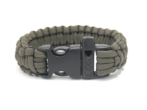 

Free Shopping 2012 new Multi-color Paracord Outdoor Bracelets Whistle Buckle Paracord bracelet Cord Camping