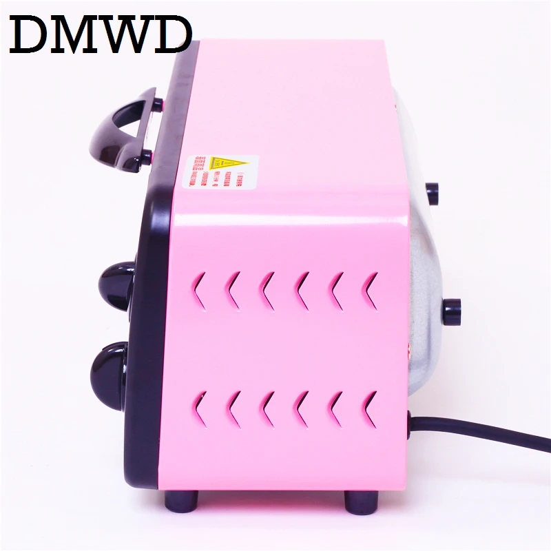 DMWD Бытовая мини электрическая духовка многофункциональная пекарня таймер