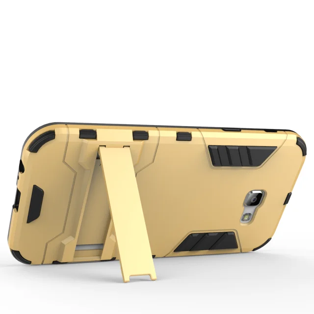 

2 in 1 Case Kickstand Rubber Edge PC Cover For Samsung Galaxy A3 A5 A7 2017 C5 C7 C5 Pro C7 Pro A310 A510 A710 Bumper Case