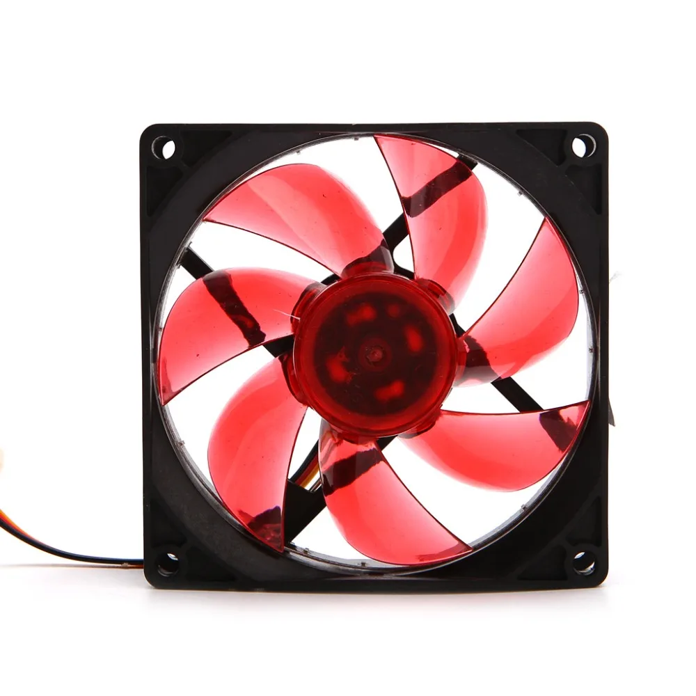 90mm Led Light 3pin Desktop Computer Case Cooling Cooler Fan Low Noise 9025 Green/red/blue Laptop Docking Stations