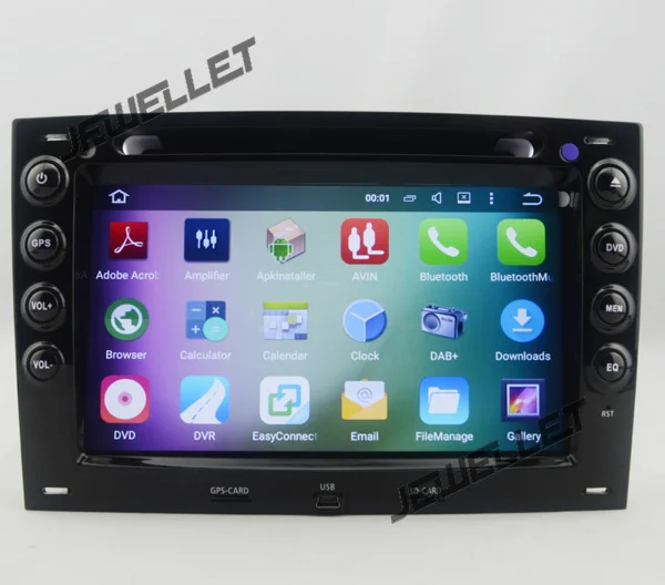Perfect Quad core 1024*600 HD screen Android 9.0 Car DVD GPS radio Navigation for Renault Megane II (03-08) with 4G/Wifi, DVR OBD 1080P 2