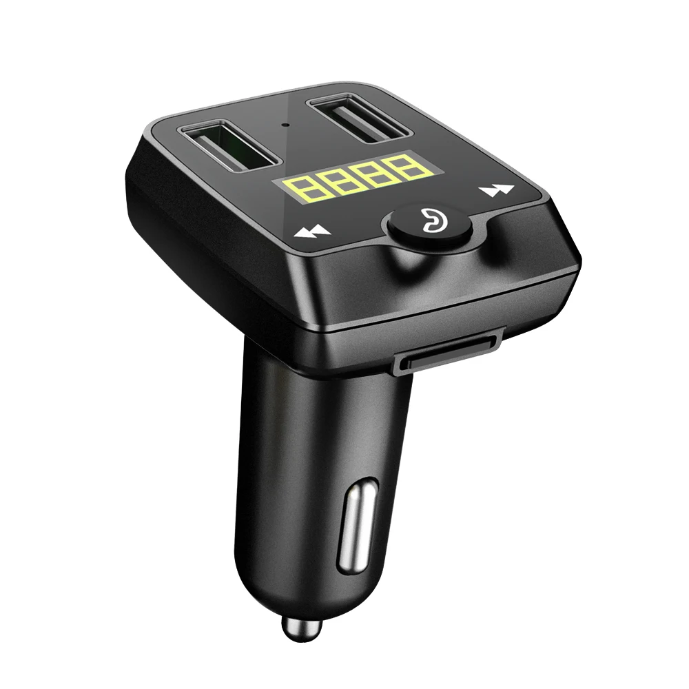 

CDEN FM transmitter car mp3 music U disk / TF card lossless music player Bluetooth receiver dual USB car charger