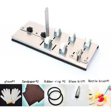 Резак для стеклянных бутылок из нержавеющей стали, 5 Круглов, лучшее управление для резки, 2-12 мм, для создания вина, стеклянные скульптуры, для резки, 5 круглых