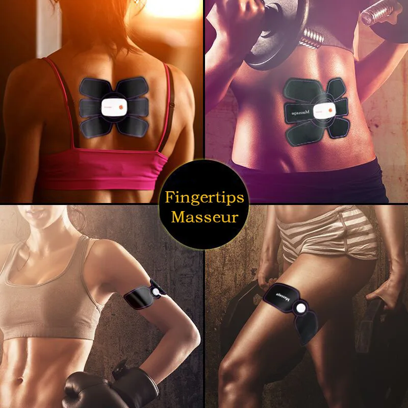 Hot Abdominal Muscle Trainer Electronic Smart App Remote Control Slimming Tools Wireless Home Gym Treatment Workout Equipment