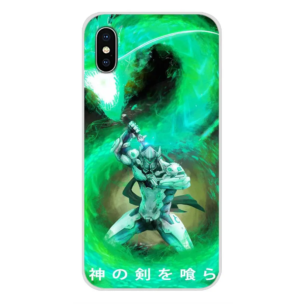 Силиконовые чехлы для часов Genji Character Trailer Apple iPhone X XR XS MAX 4 4S 5 5S 5C SE 6 6S 7 8 Plus ipod touch