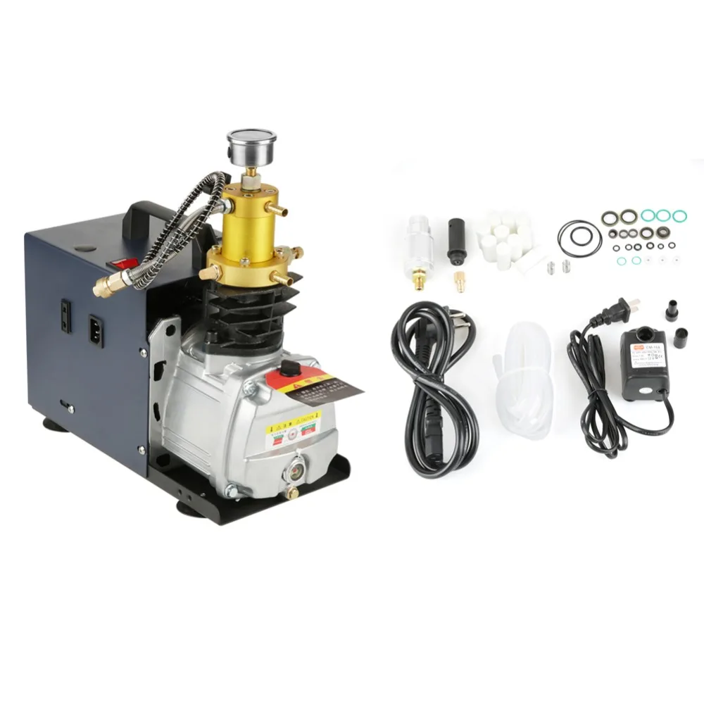 220V High Pressure Electric Air Compressor Pump Automatic Type Water