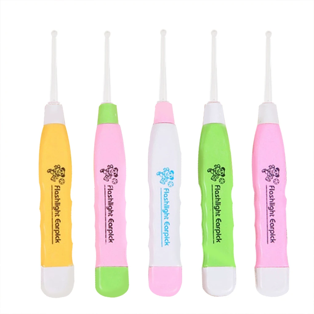 

1PC Random Color Flashing Light Led Digging Ear Wax Remover Cleaner Tool