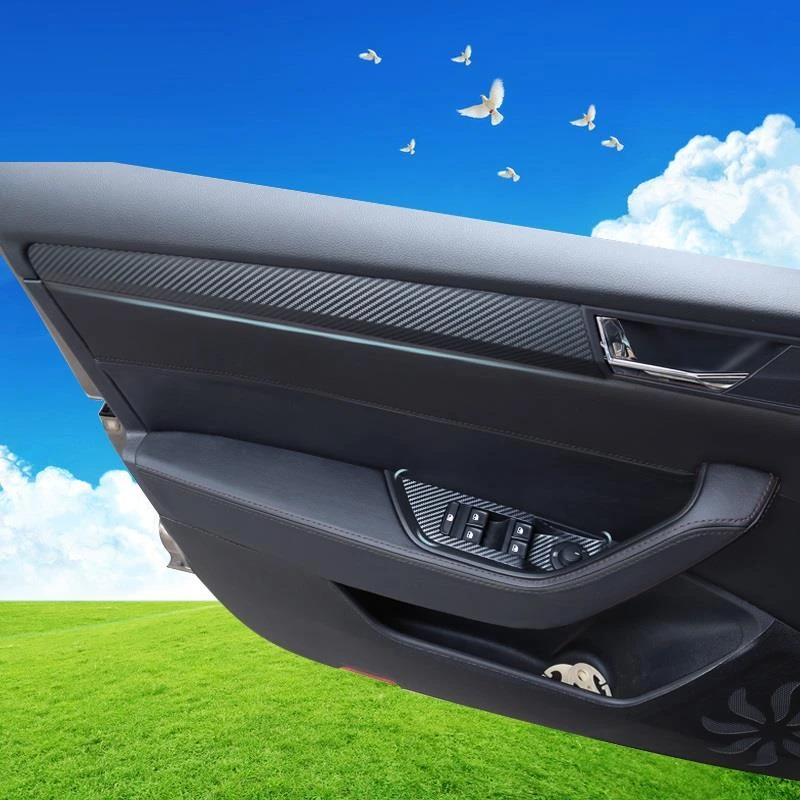 

Chromium Decorative Gear Control System Interior High-grade Mouldings Modification Accessory Sticker 16 17 18 FOR Skoda Superb