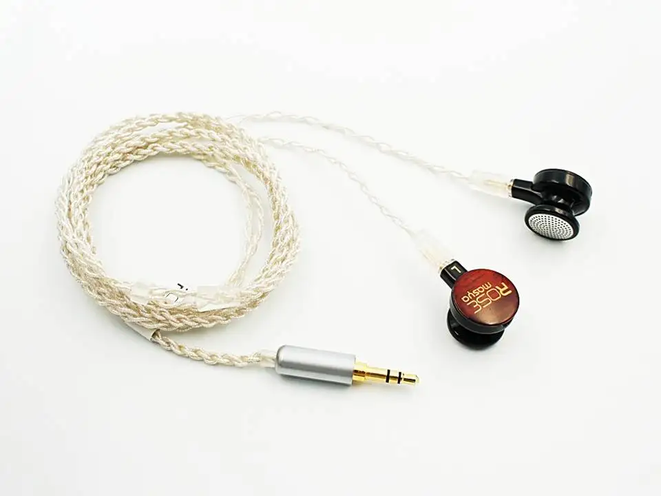 Розовый Masya MK2 двойной Динамический драйвер 2 контактный 0 75 мм Съемный HiFi аудиофил