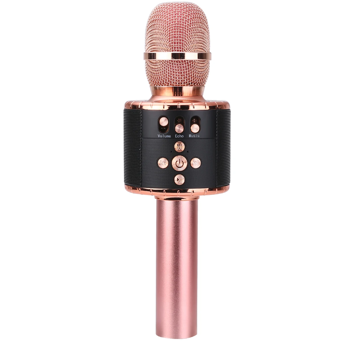 Professional Karaoke Wireless Bluetooth Microphone 4in1 Portable Handheld LED Lights USB Speaker Microphone for Home KTV