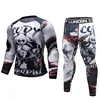 Brand New  BJJ MMA Work Out Compression Rashguard T Shirt Men VS PK Exercise 3D Fitness Tights Bodybuild Cross fit Rash Guard ► Photo 3/6