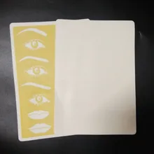 5 шт. глаз, бровей губ кожа для обучения татуировкам высокое качество силиконовые лака кожи для перманентного макияжа