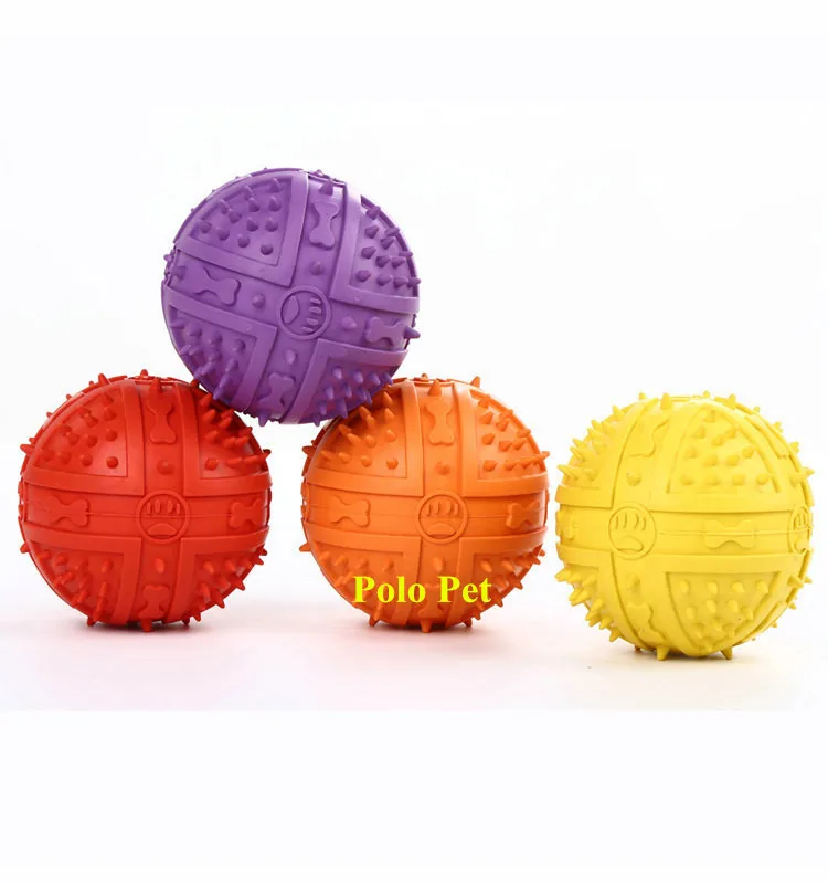 High Quality Natural Rubber Spiky Ball Dog Toyin Dog Toys from Home