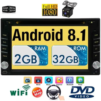 

Navigation 2GB 32GB Steering Wheeling Control Bluetooth Five Touch Screen Free Backup Camera Included!Android 8.1 Oreo System