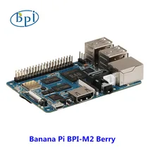 Новые продукты! Четырехъядерный процессор cortex A7 1G DDR Banana pi BPI-M2 Berry, такой же размер, как raspberry pi 3