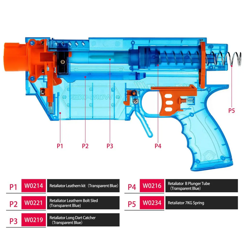 Работник YY-R-W013/14/15/16/17/18 мод Наборы Набор для Nerf N-Strike Elite Stryfe Blaster длинные пули A/B насос Kit электронная игрушка оружейные аксессуары