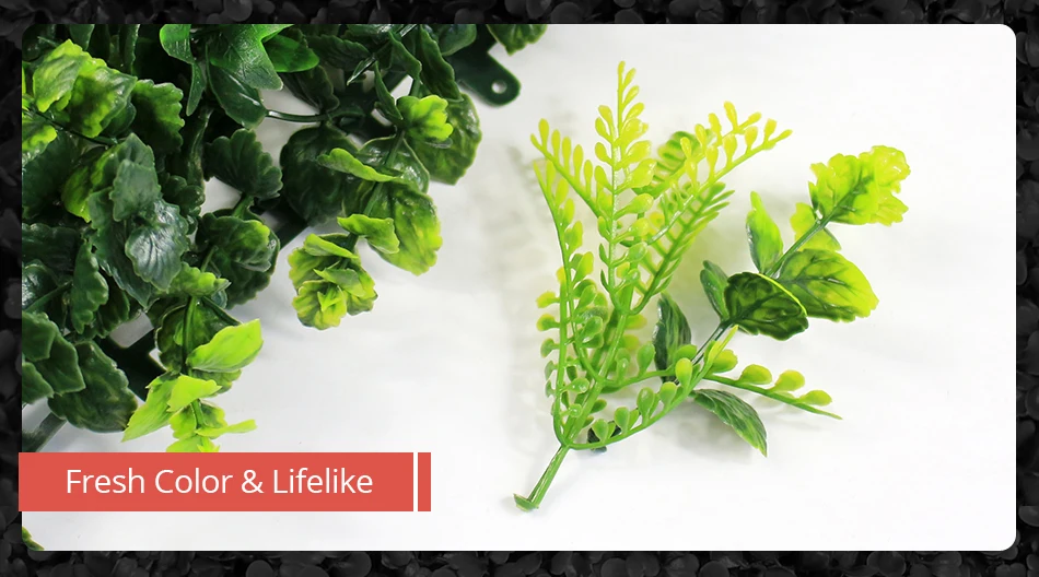 Artificial Fence Bushes Foliage 3 SQM High Imitation Plants Leaves Synthetic Grass Mat For DIY Garden Wedding Decorations3