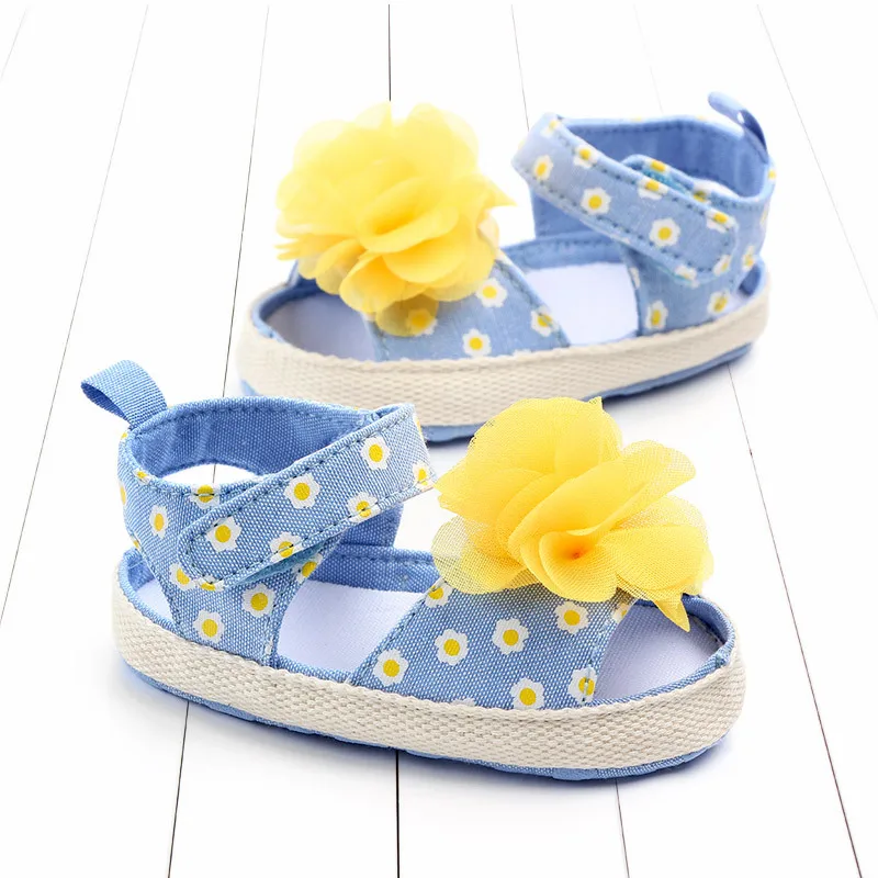 Baby Girl Sandals Summer Non-slip Crib Shoes for Girl (14)