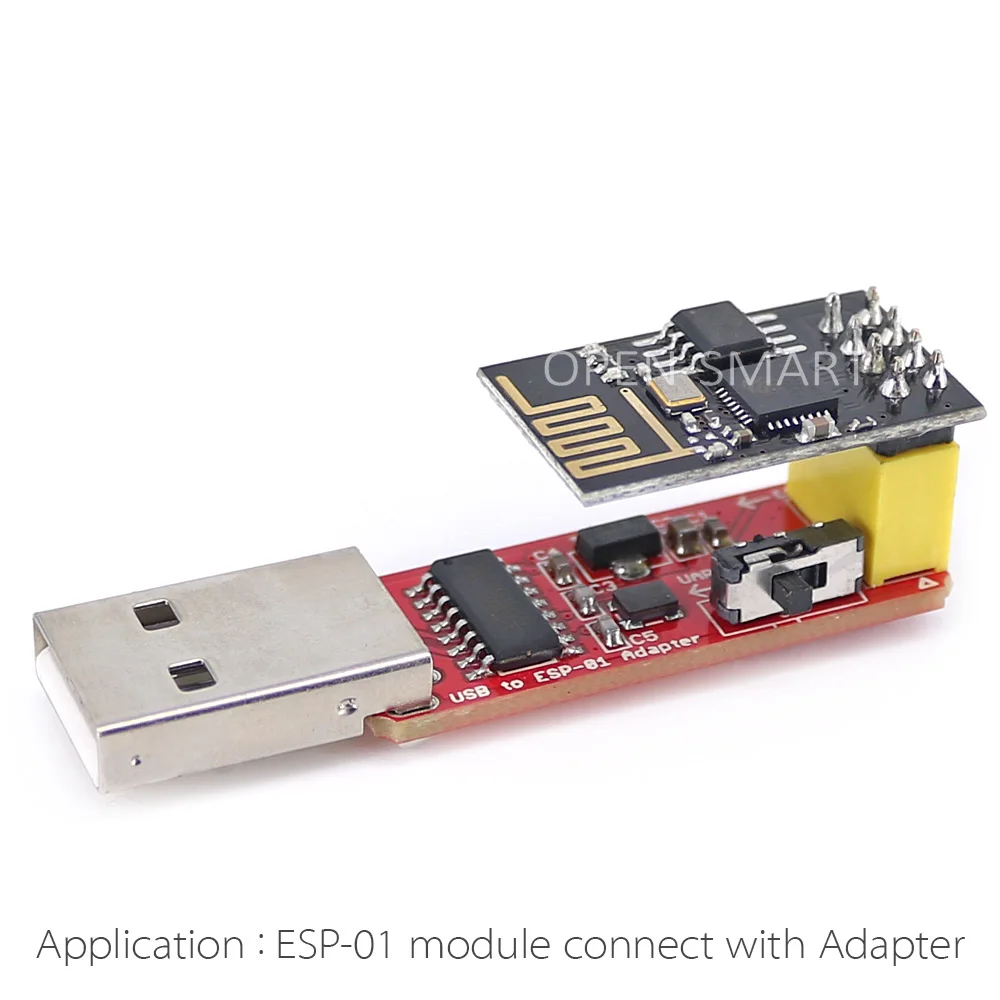 ESP8266 модуль приемопередатчика Wi Fi + USB адаптер для фотовспышки последовательный