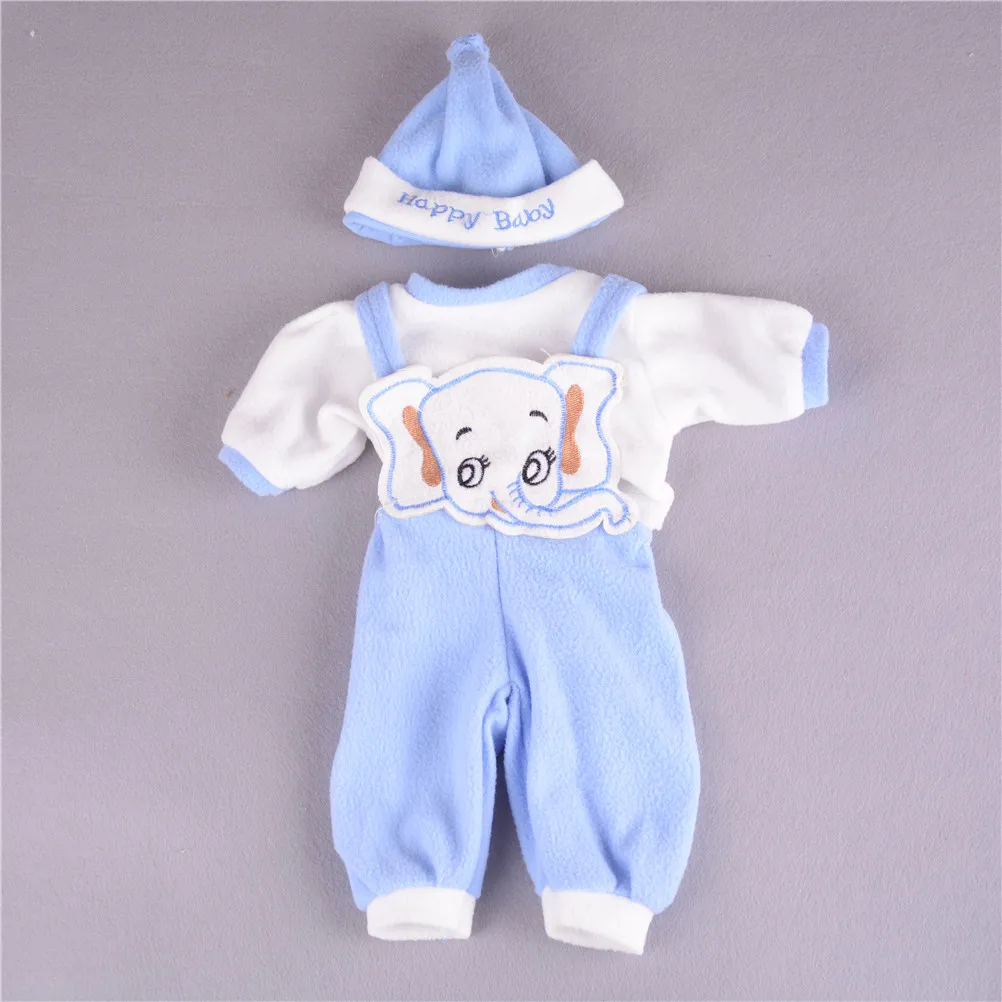 3 шт./компл. лучшие подарки для 50 см Reborn Baby Doll Pick модная Кукла одежда шляпа костюм 4