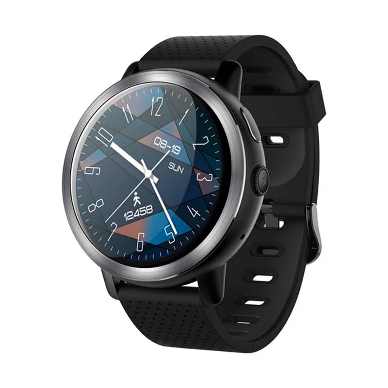 LEM8 роскошные 4G Смарт-часы для мужчин Android 7.1.1 2 ГБ+ 16 Гб IP67 Водонепроницаемый 1,39 дюймов AMOLED экран 580 мАч батарея смарт-часы - Цвет: Серебристый