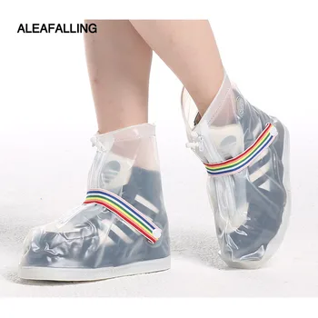 

Aleafalling Cycling Shoes Cover Waterproof Windproof Rain Boots Ankle Reusable Shoe Covers Men Women Slip Resistant SC021