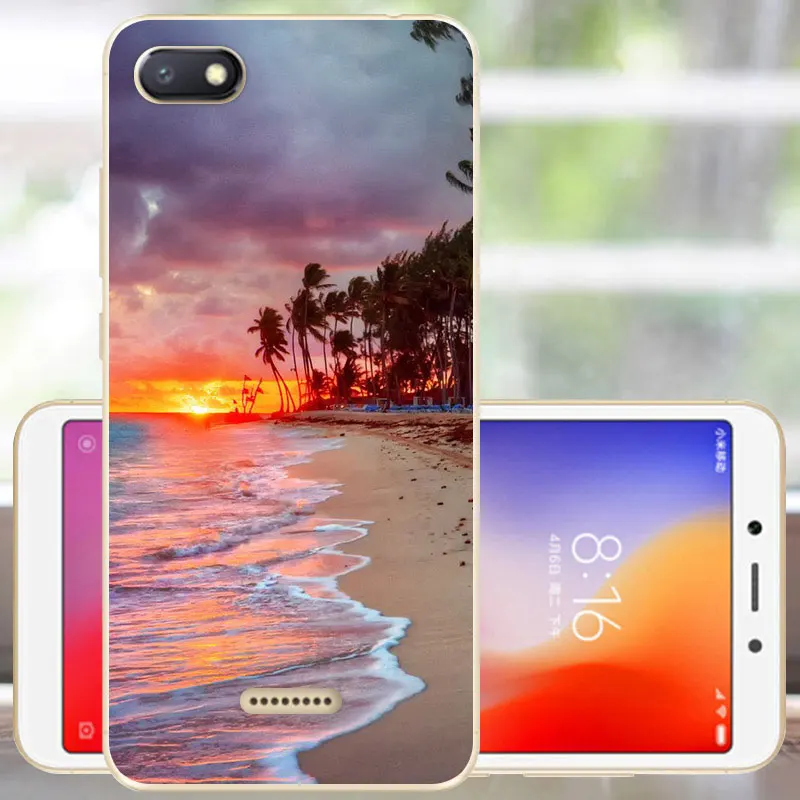 Чехол для Fanatu Xiaomi Redmi 6A, силиконовый чехол для Redmi 6A, мягкий ТПУ чехол-бампер для Redmi 6 A 6A, задняя крышка - Цвет: SRL