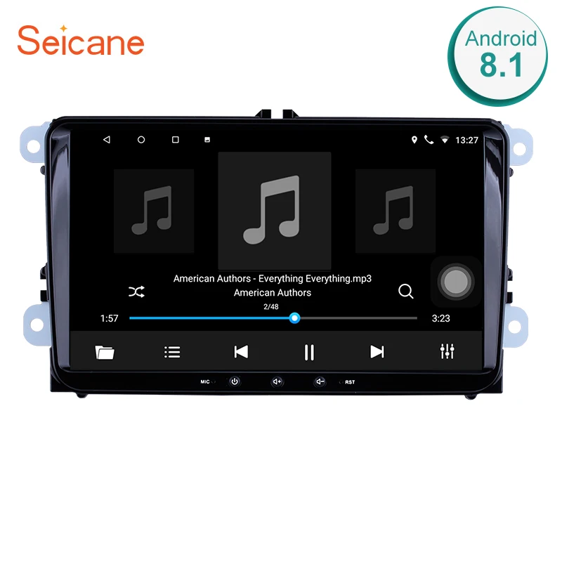 Seicane 2 Din 9 &quotAndroid 7 1/8 1 универсальный автомобильный радиоприемник для VW SEAT Leon Cupra Golf