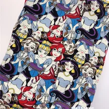 50*150 см Русалка Принцесса эластичный хлопок ткань лайкра трикотажная ткань DIY шитье футболки Ткань для платья
