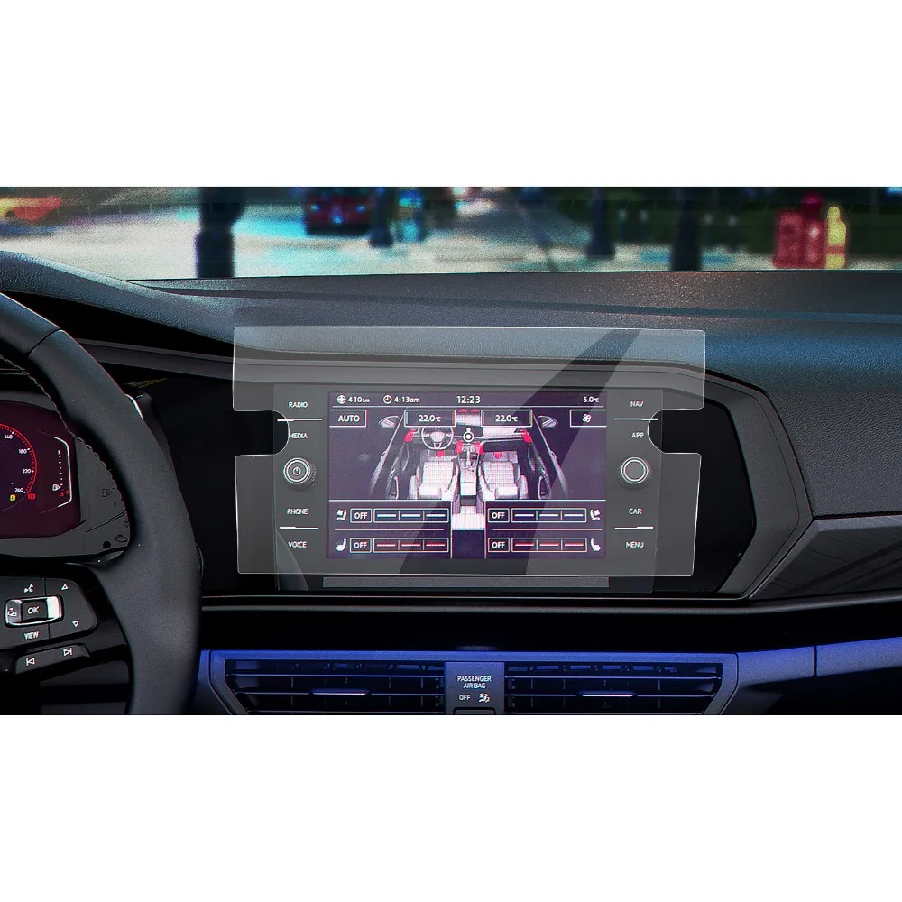 

RUIYA screen protective film for Volkswagen Jetta car navigation touch center display screen,9H tempered glass screen protector