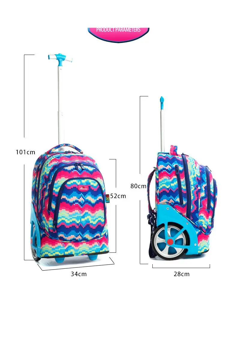 Mochilas do trole sacos para adolescentes 18