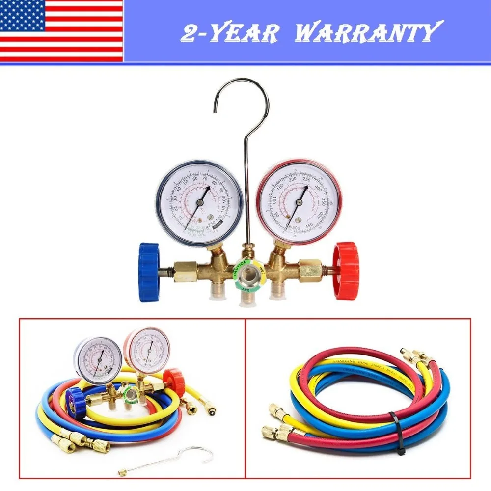 

Autorocking 1PC R12 R22 R502 HVAC A/C Refrigeration Charging Manifold Gauge Kit