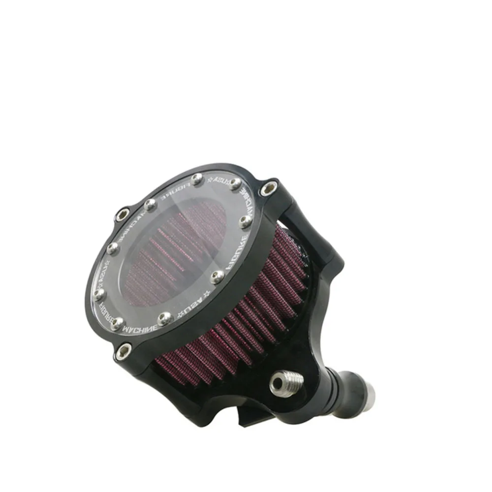 Черный ЧПУ мото Воздухоочиститель воздушного фильтра Системы комплект ...