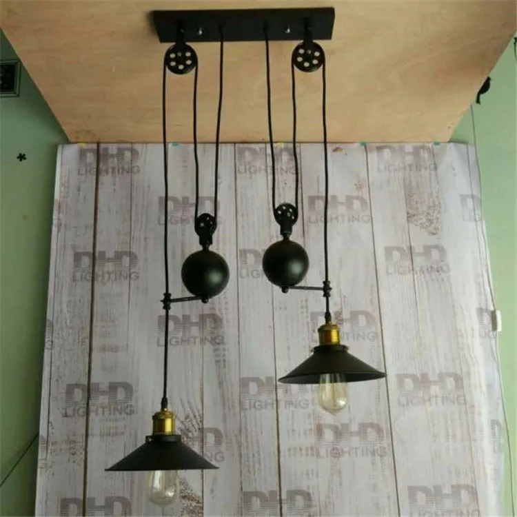 2 Head RH Loft Industrial Vintage E27 American Country ...