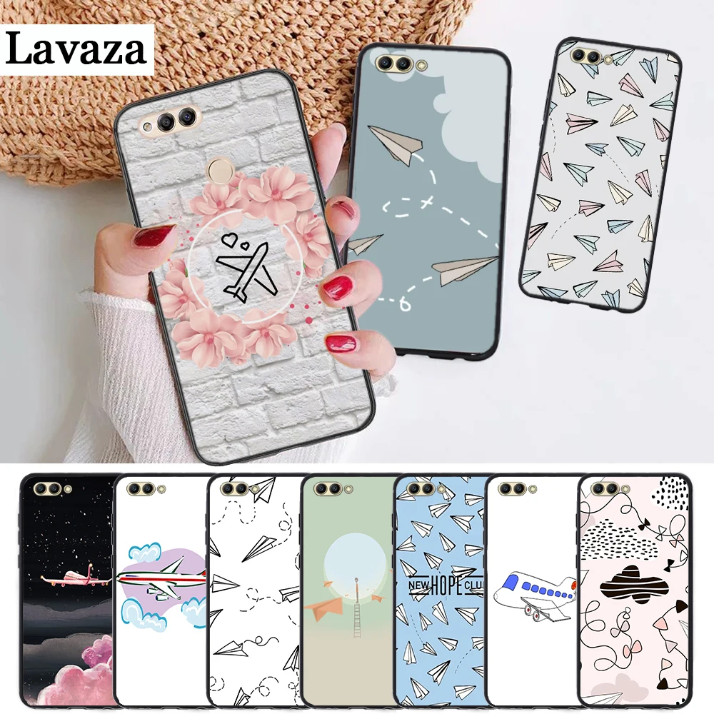 

Lavaza Cartoon Air Plane Custom Photo Silicone Case for Huawei honor 6A 7A Pro 7X 8 Lite 8X 8C 9 Note 10 View 20 9X